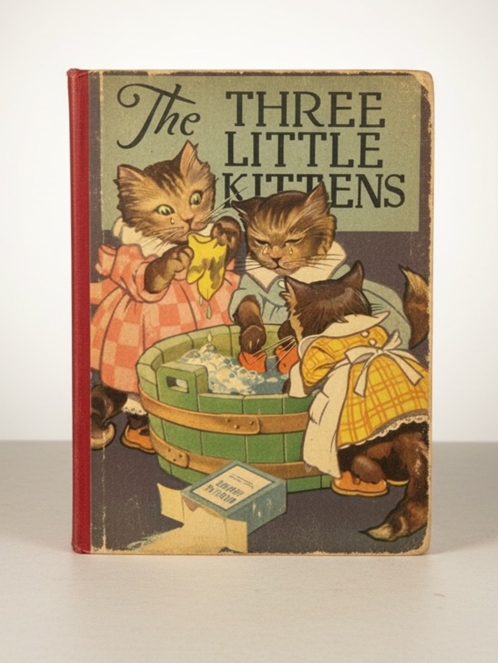 Vintage 1930s The Three Little Kittens & Other Stories Hardcover Book Saalfield